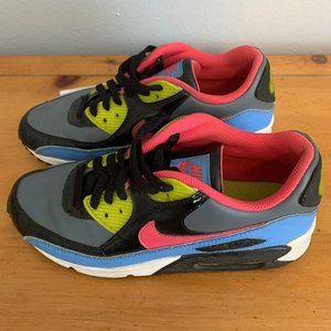 Multi color Air Max 90s size 6Y